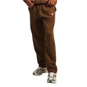 Nike Sportswear Club Fleece Brown Open-Hem Pants FN3730 235 Men’s Size XXL